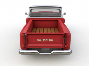 GMC PICKUP TRUCK STEPSIDE 1964 Model 3D