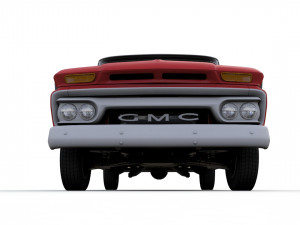 GMC PICKUP TRUCK STEPSIDE 1964 Model 3D