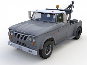 1964 DODGE D300 TOW TRUCK 3D 모델