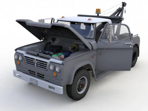 1964 DODGE D300 TOW TRUCK 3D Model
