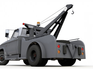 1964 DODGE D300 TOW TRUCK 3D मॉडल