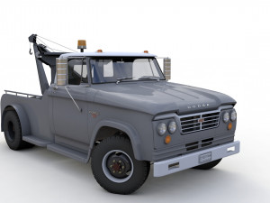 1964 DODGE D300 TOW TRUCK 3D मॉडल