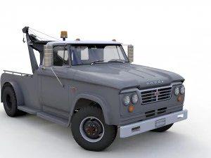 1964 DODGE D300 TOW TRUCK 3D Model