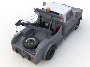 1964 DODGE D300 TOW TRUCK 3D Model