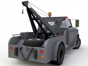 1964 DODGE D300 TOW TRUCK 3D मॉडल