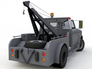 1964 DODGE D300 TOW TRUCK 3D Model in Truck 438427 | 3DExport
