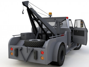 1964 DODGE D300 TOW TRUCK 3D मॉडल