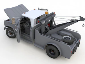 1964 DODGE D300 TOW TRUCK 3D Model