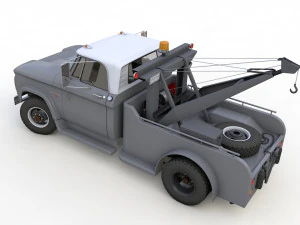 1964 DODGE D300 TOW TRUCK 3D Model