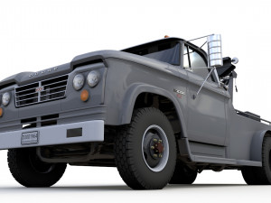 1964 DODGE D300 TOW TRUCK 3D मॉडल