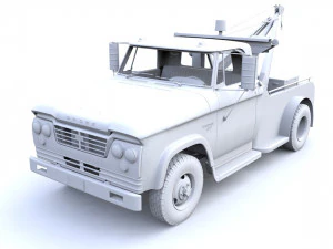 1964 DODGE D300 TOW TRUCK 3D Model