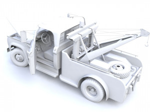 1964 DODGE D300 TOW TRUCK 3D मॉडल