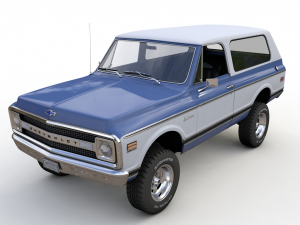 Chevy K5 Blazer 1970 3D Model