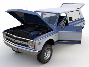 Chevy K5 Blazer 1970 3D Model