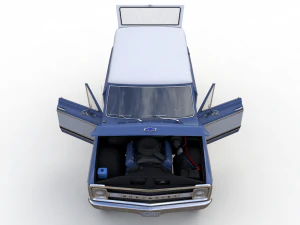 Chevy K5 Blazer 1970 3D Model