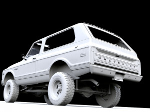 Chevy K5 Blazer 1970 3D 모델