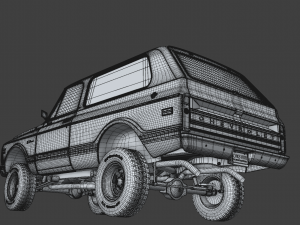 Chevy K5 Blazer 1970 3D 모델