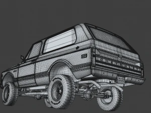 Chevy K5 Blazer 1970 3D Model