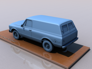 CHEVROLET C10 PANEL TRUCK 1968 Model do druku 3D