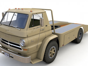 Dodge L700 Tow Truck 1964 3D 모델