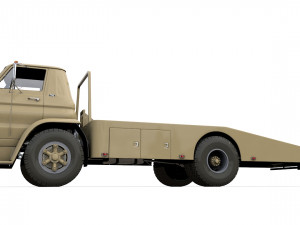 Dodge L700 Tow Truck 1964 3D Модель