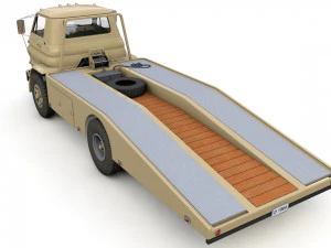 Dodge L700 Tow Truck 1964 3D Model