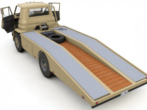 Dodge L700 Tow Truck 1964 3D Модель
