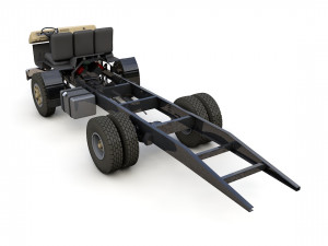 Dodge L700 Tow Truck 1964 3D Модель
