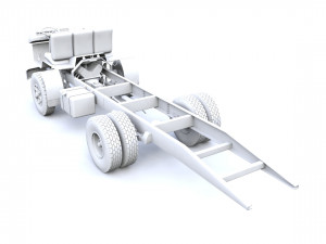 Dodge L700 Tow Truck 1964 3D Модель