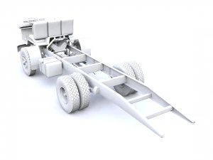 Dodge L700 Tow Truck 1964 3D Model