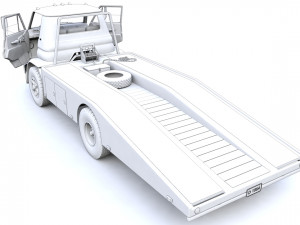 Dodge L700 Tow Truck 1964 3D Модель