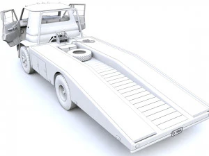 Dodge L700 Tow Truck 1964 3D Model