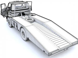 Dodge L700 Tow Truck 1964 3D Model
