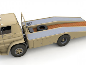 Dodge L700 Tow Truck 1964 3D Модель