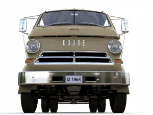 Dodge L700 Tow Truck 1964 3D Модель