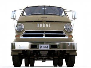 Dodge L700 Tow Truck 1964 3D Model