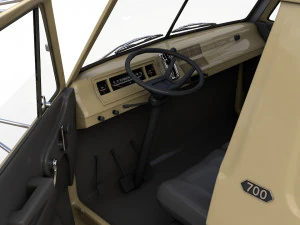 Dodge L700 Tow Truck 1964 3D Model