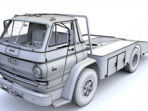 Dodge L700 Tow Truck 1964 3D Модель