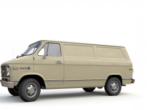 Chevy Van 1971 3D Model