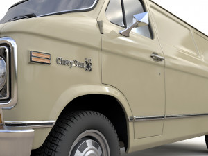 Chevy Van 1971 3D Model