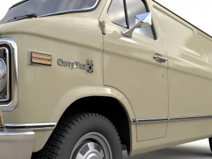 Chevy Van 1971 3D Model