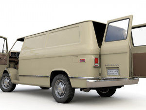 Chevy Van 1971 3D Model