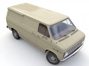 Chevy Van 1971 3D Model