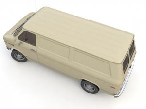 Chevy Van 1971 3D Model