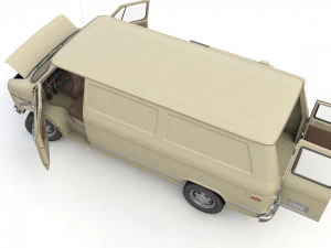 Chevy Van 1971 3D Model