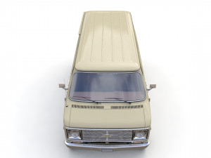 Chevy Van 1971 3D Model