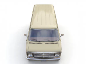 Chevy Van 1971 3D Model