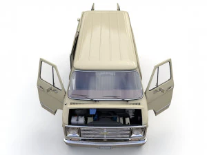 Chevy Van 1971 3D Model