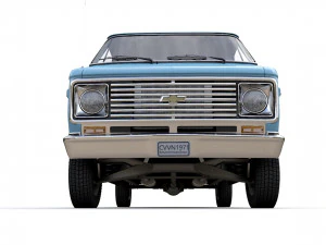 Chevy Van Beauville 1971 3D Model
