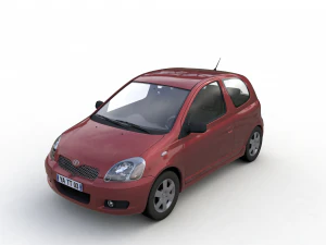 Toyota Yaris Coupe 2003 3D Model